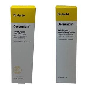 Dr. Jart+ Ceramidin Hand Cream + Skin Barrier Cream Set New